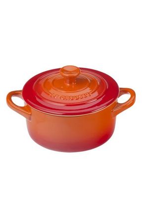 LE CREUSET Mini Round Baking Dish in Flame at Nordstrom, Size 8 Oz