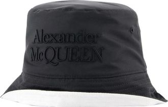 Alexander McQueen Hats - Heren - Hoeden - Zwart - M - Katoen - Accessoires