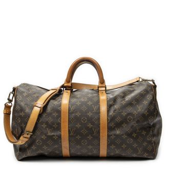 Louis Vuitton Pre-owned Womens Keepall Bandouliere 5 Travel Bag - Brown - One Size