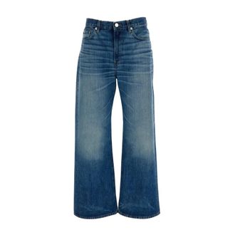 Haikure Winny Wijde Jeans - Dames - Loose Fit Jeans - Blauw - W26 - Denim - Jeans