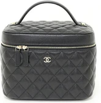 Chanel Pre-owned Leather chanel-bags - Dames - Vintage Handtas - Zwart - ONE Size - Leer - Vintage