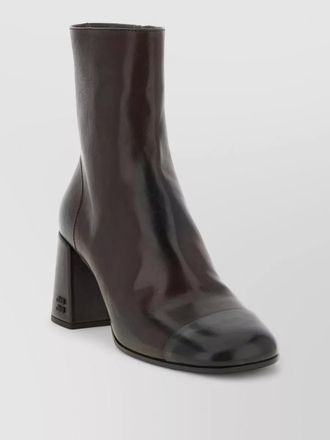 Miu Miu leather ankle boots