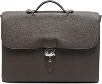 Herm&egrave;s Brown Togo Sac a Depeches 40