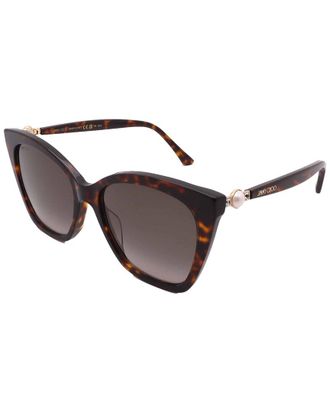 Jimmy Choo London Womens Rua 56Mm Sunglasses