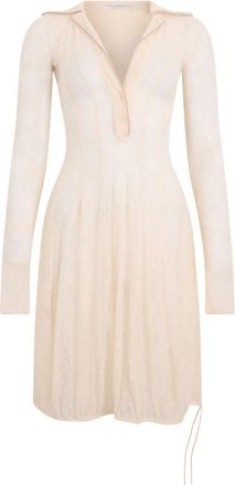 Philosophy di Lorenzo Serafini Elegant Jurk tot op de knie - Dames - Korte kleedjes - Beige - XS - Kleedjes