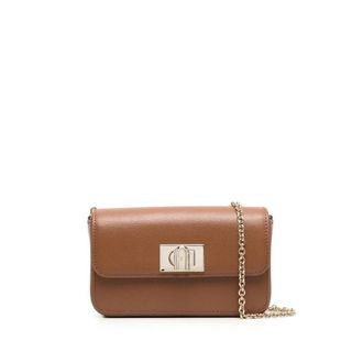 Furla Cross Body Bags, female, Brown, Size: ONE SIZE 1927 Mini Crossbody