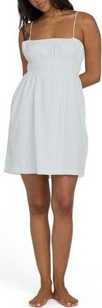 Billabong Feel the Breeze Cotton Mini Sundress in Clearwater at Nordstrom, Size X-Small