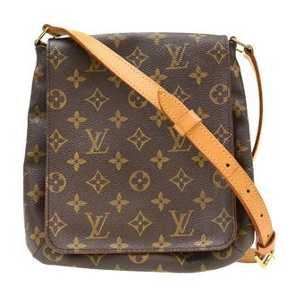 Louis Vuitton Musette Salsa Monogram Canvas Brown Canvas Handbag (Pre-Owned)