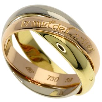 Cartier Trinity Yellow Gold (18K) Pink Gold (18K) White Gold (18K) Band Ring (Pre-Owned)