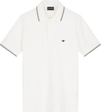 Emporio Armani Stripe-trim Polo Shirt
