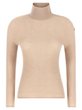 Moncler Beige Turtle Neck Sweater