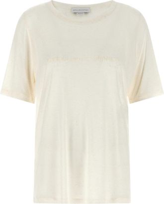 Stella McCartney Off White Crew Neck T-shirt