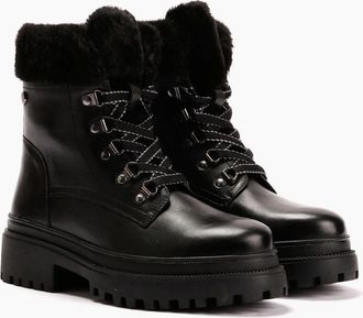 Osprey Womens Osprey London The Budapest Leather Womens Black Boots - Size: 5