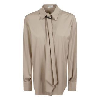 Brunello Cucinelli Mujer, Blusas y Camisas, Beige, Talla: XS