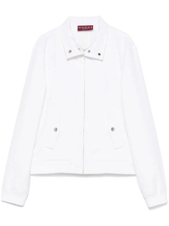 24AW new/GUCCI ウールジャケット Jacket White GG cotton jacquard jacket in ivory | GUCCI® US