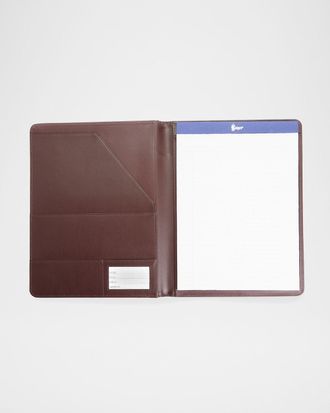 Royce Leather Executive Leather Writing Portfolio, Personalized