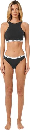 Lonsdale Dames/Dames Katoenen Sportbeha (Zwart)