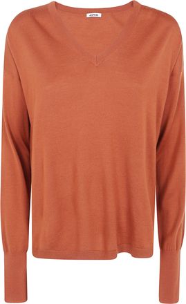 Aspesi Sweater Long Sleeve V Neck