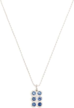 Bleue Burnham Sterling Silver Flowers Grow Together Necklace - Mens - Silver