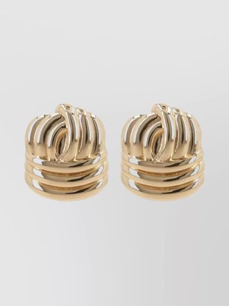 Self Portrait knot earrings