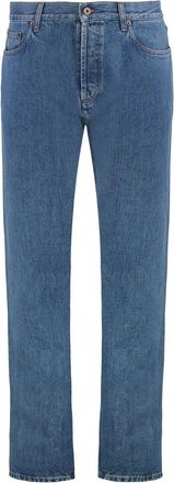 Burberry Blue Mid Rise Jeans