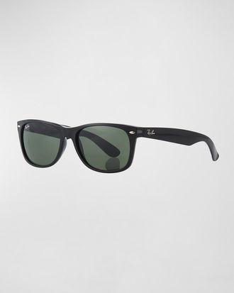 Ray-Ban Men & apos;s New Wayfarer 58mm Flat-Top Plastic Sunglasses