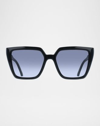 Ferragamo Gancino Square Acetate Sunglasses