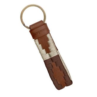 Pampeano Charro Loop Keyring in Tan/cream/light Brown at Nordstrom