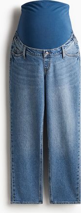 H&M MAMA Straight Ankle Jeans - Blue