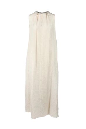 Rocco Ragni Long Tunic Dress - Beige