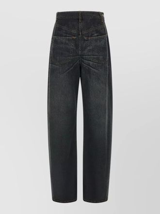 Maison Margiela asymmetric wide-leg denim jeans