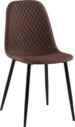 Clp Clp - Silla De Comedor Giverny En Tela O Terciopelo Tela Marr&oacute;n