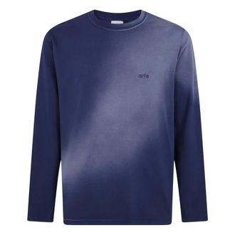 Arte Sweatshirts - Heren - Sweatshirts & Hoodies - Blauw - Maat: S