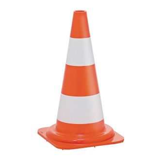 OEM Altura Del Cono De Se&ntilde;alizaci&oacute;n 505 Mm De Peso Apilable 1.05 Kg. 28.5 X 28.5 Cm (por 10)
