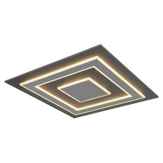 Netlighting Jayden 60cm Semi Flush Ceiling Light Anthracite LED 3000K in Grey