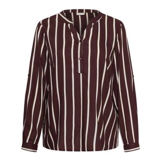 Kaffe Curve KCSida Blouse - Dames - Blouses & Shirts - Veelkleurig - Maat: 2XL Viscose