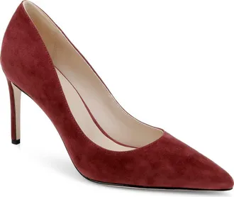 L'agence Maelle Pointed Toe Pump in Spice Suede at Nordstrom Rack, Size 9.5