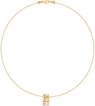Officina Bernardi 18kt yellow gold Moon Eden diamond necklace - women - 18kt Yellow Gold/Diamond - 41