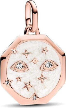 Pandora Me 14K Rose Gold Plated Cz Charm