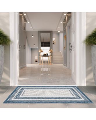 Safavieh Courtyard Seablend Power-Loomed Indoor/Outdoor Rug