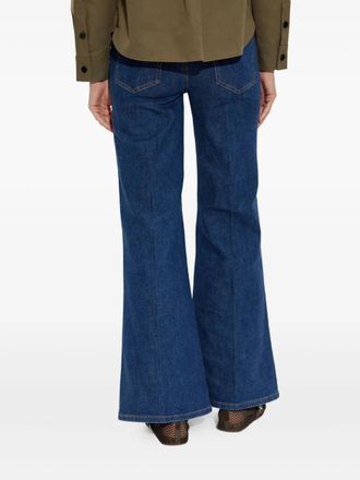 Self Portrait Flared Jeans - Blue