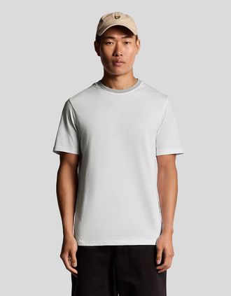 Lyle & Scott Lyle And Scott Mens Half Raglan Cotton T-Shirt - White - Size: 34