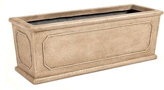 Ballard Designs Rodin Rectangular Planter - Terra Cotta, Large - Ballard Designs