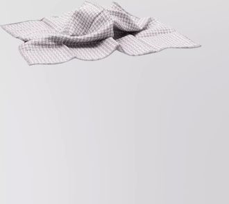 Brunello Cucinelli checkered scarf square shape