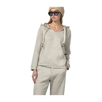 Mason's Sudadera con efecto punto - Sweatshirts & Hoodies - Mujer - Beige - XL