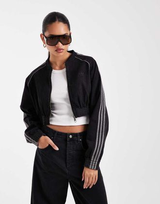 adidas Originals SST tracktop in denim nero intenso