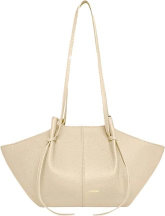 Yuzefi Tote Bags, female, Beige, Size: ONE SIZE Mochi Shoulder Bag