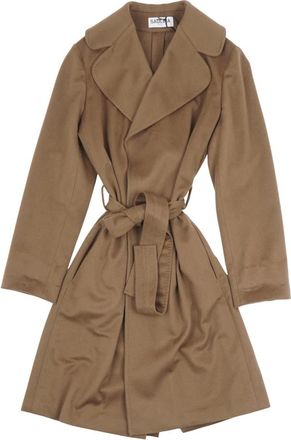 Saulina Milano Annarosauc 091Z Geklede Jas met Riem - Dames - Jas met riem - Beige - 2XS - Jassen