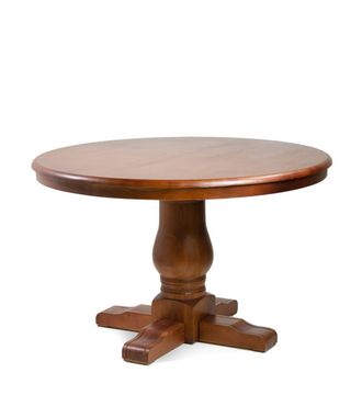 Moycor Mesa de comedor madera marr&oacute;n d. 120 cm