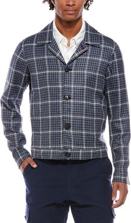 Isaia Portofino Wool, Silk & Linen-Blend Jacket